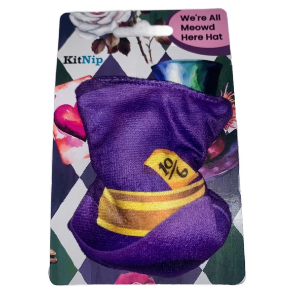 Kitty Cat Meowlice In Wonderland Theme Dangler Catnip Plush New Lot of 4 Toys - Picture 10 of 13